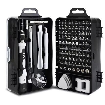 Kit Ferramentas 115 Peças Chave De Fenda De Precisão Para Pcs Notebooks Celulares E Vídeo Games
