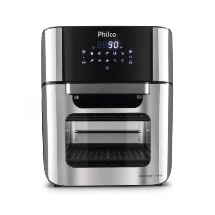 Fritadeira Elétrica Sem Óleo Air Fryer Oven Philco 12L PFR2200 Preta