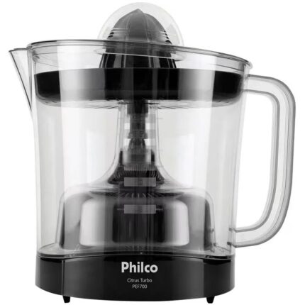 Espremedor de Frutas Philco Citrus Turbo PEF700P com 2 Cones 1,5L e 70 W - Preto