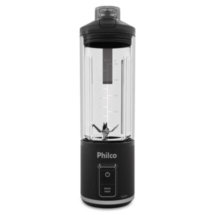 Liquidificador Portátil Philco PLQ01A 700ml 120W Sem Fio